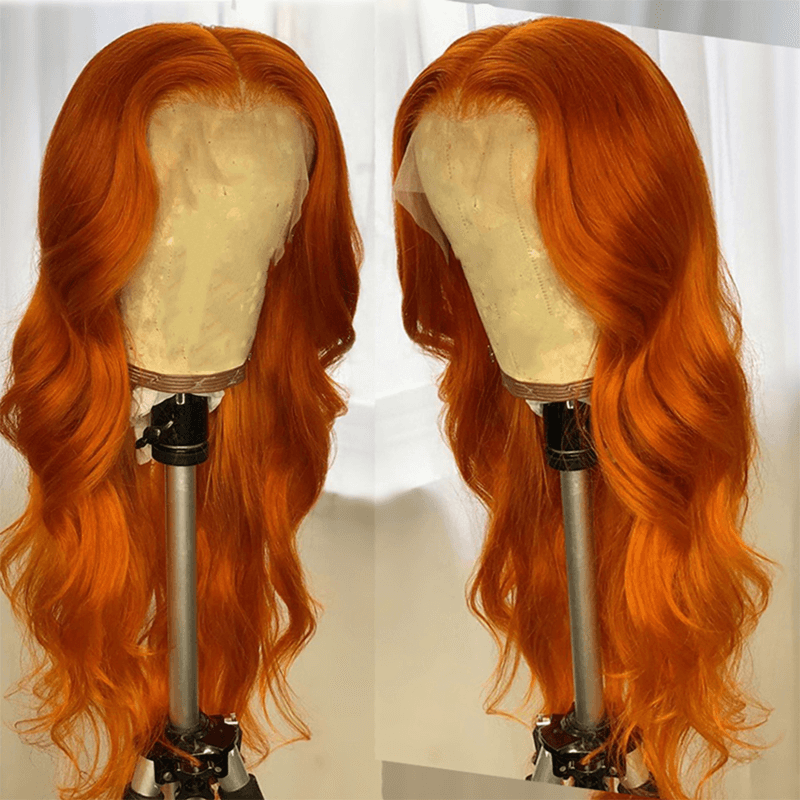 Ginger Wigs Pre Plucked Ginger Lace Front Wigs Human Hair